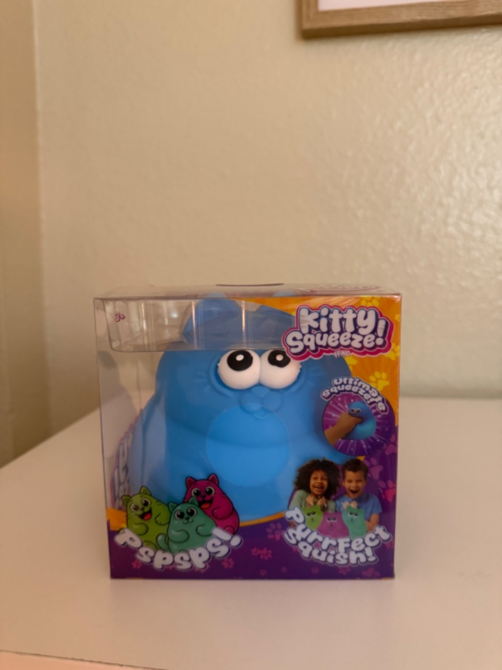 Kitty Squeeze! Blue Squeeze Kitty